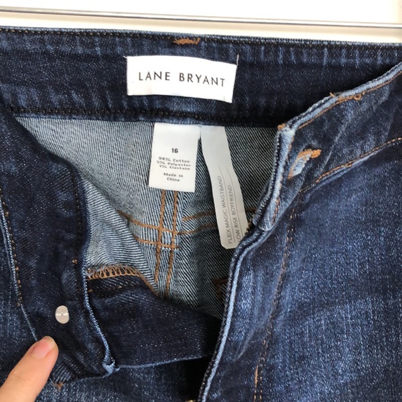 NWOT Lane Bryant Flex Magic Waistband Low Rise Boyfriend Jeans Size 16 - Picture 4 of 7